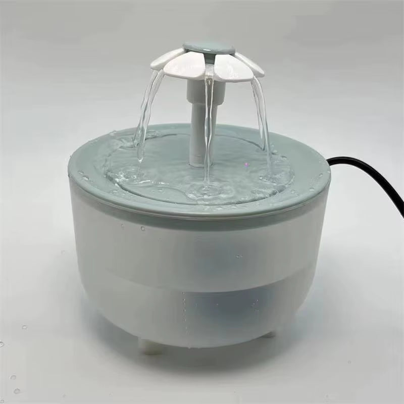 Automatic Pet Water Fountain with USB Filtered Recirculation System - 1200ml Silent Cat Drinking Bowl